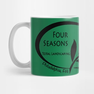 Four Seasons Total Landscaping Black Logo Mug